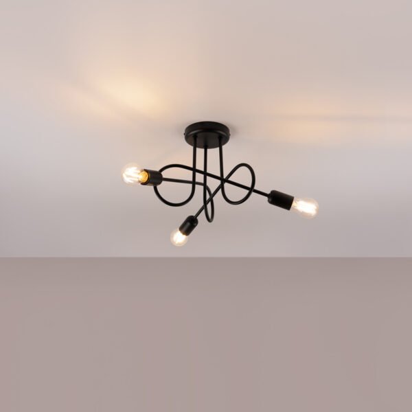Chandelier Loop 3 Black - Image 3