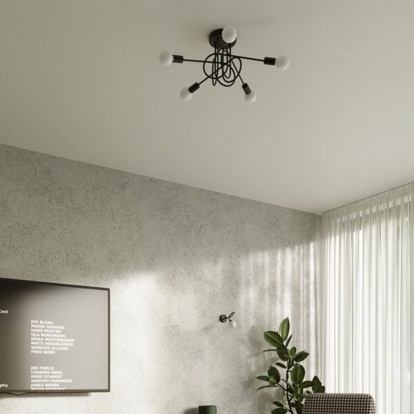 Chandelier Loop 5 Black - Image 6