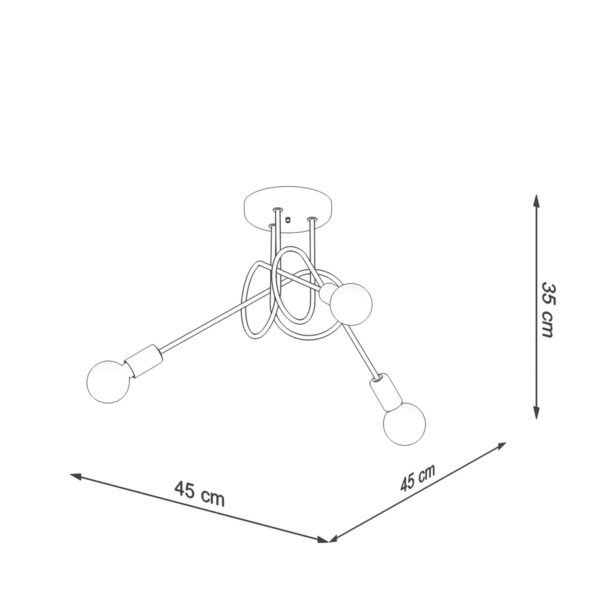 Chandelier Loop 3 Glossy Gold - Image 5