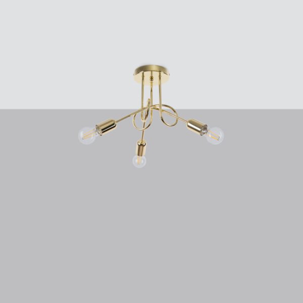 Chandelier Loop 3 Glossy Gold - Image 2