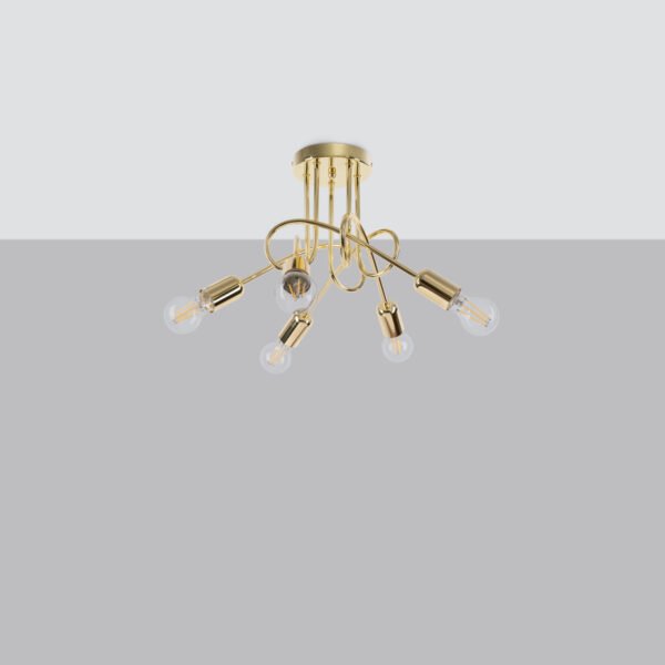 Chandelier Loop 5 Glossy Gold - Image 2
