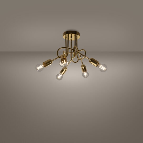 Chandelier Loop 5 Glossy Gold - Image 3