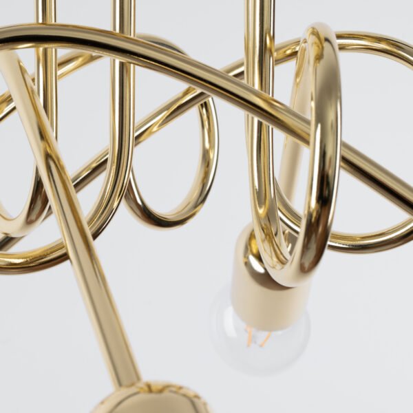 Chandelier Loop 5 Glossy Gold - Image 4