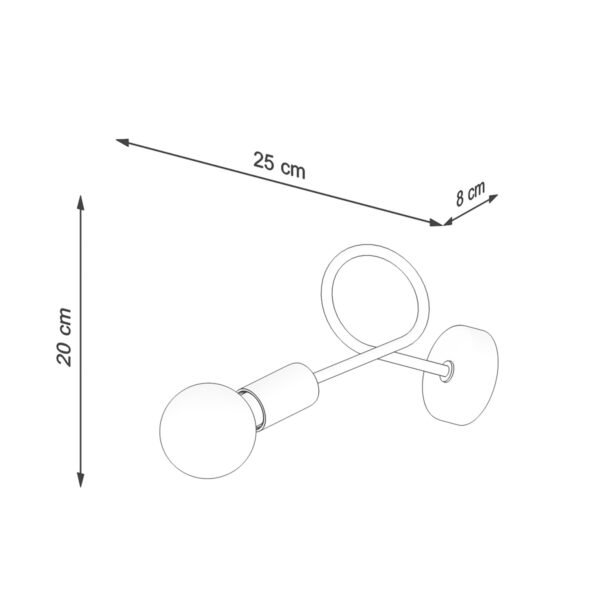 Wall Lamp Loop Chrome - Image 5