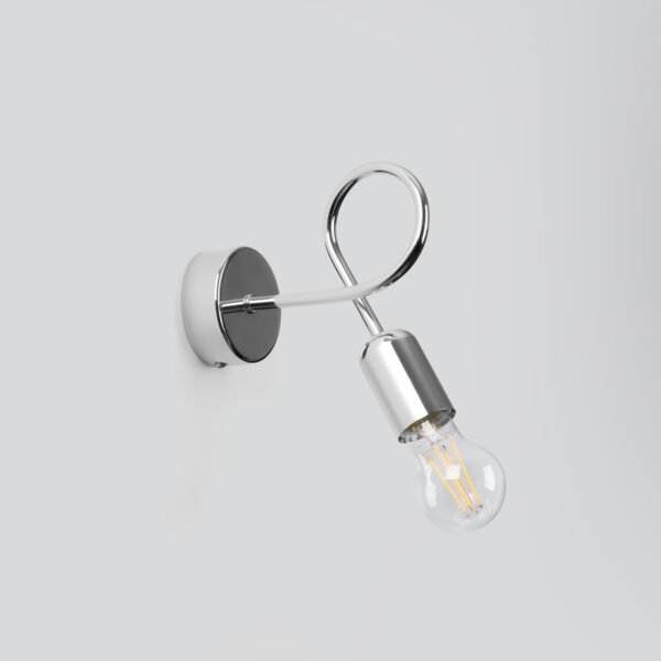Wall Lamp Loop Chrome - Image 2