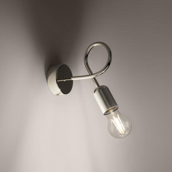 Wall Lamp Loop Chrome - Image 3