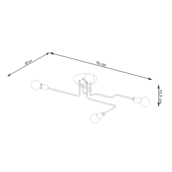 Chandelier Vector 4 Black - Image 4