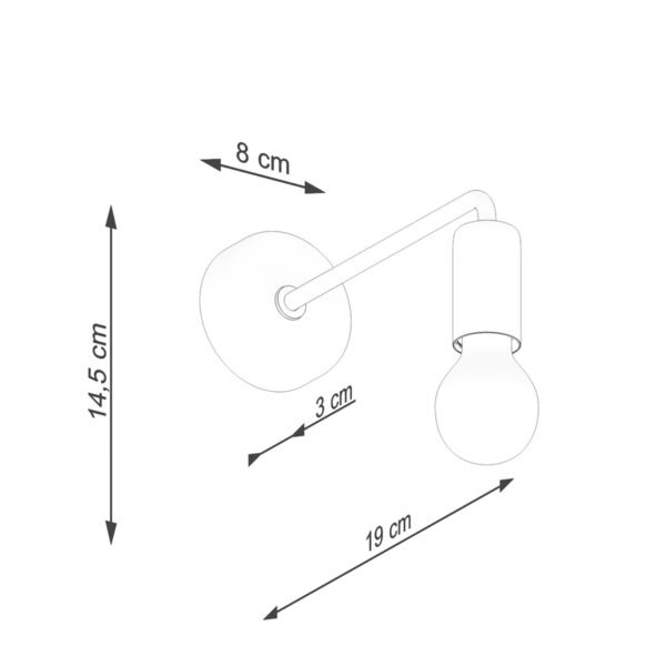 Wall Lamp Norah Black - Image 5
