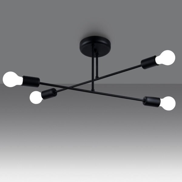 Chandelier Norah 4 Black - Image 3