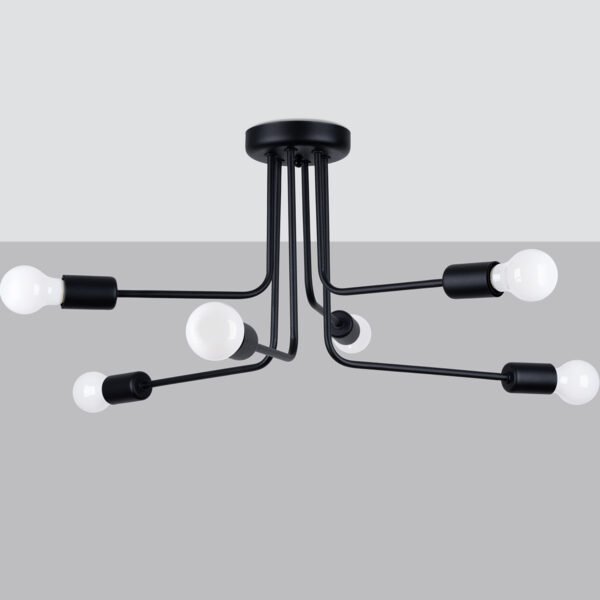 Chandelier Norah 6 Black - Image 2