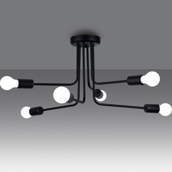 Chandelier Norah 6 Black - Image 3