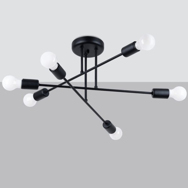 Chandelier Norah 6r Black - Image 2