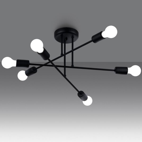 Chandelier Norah 6r Black - Image 3