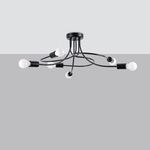 Chandelier Levar 6 Black - Image 2