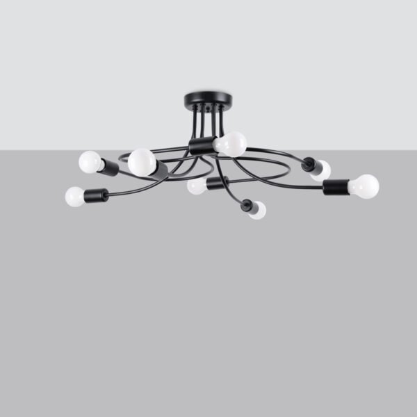 Chandelier Levar 8 Black - Image 2
