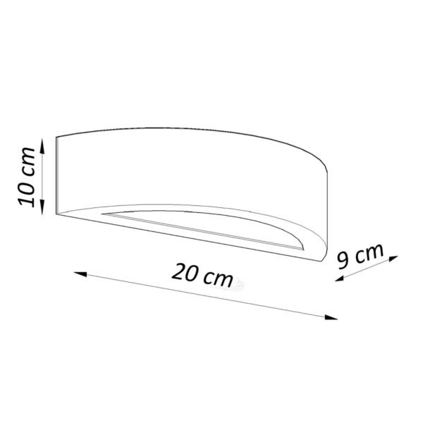 Wall Lamp Ceramic Atena 20 - Image 4