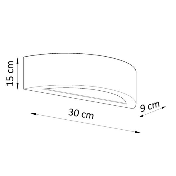 Wall Lamp Ceramic Atena 30 - Image 4