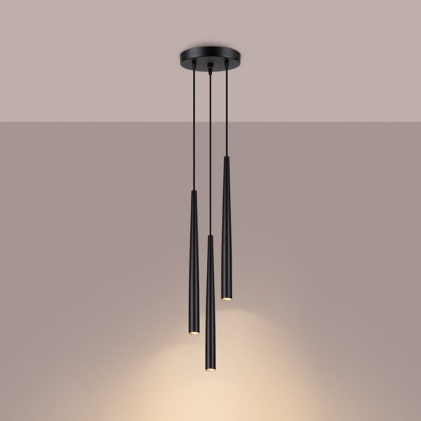 Pedant Lamp Bliss 3p Black - Image 3
