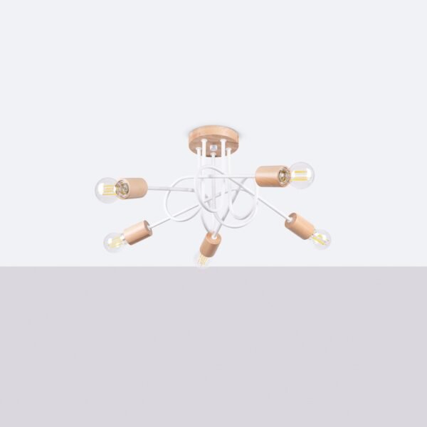 Chandelier Ember 5 White - Image 2
