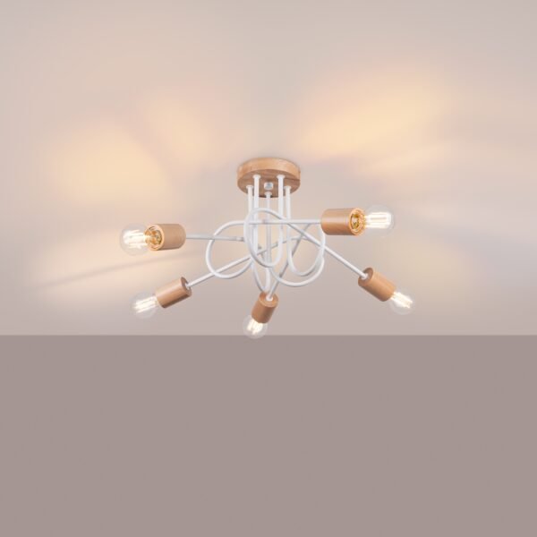 Chandelier Ember 5 White - Image 3