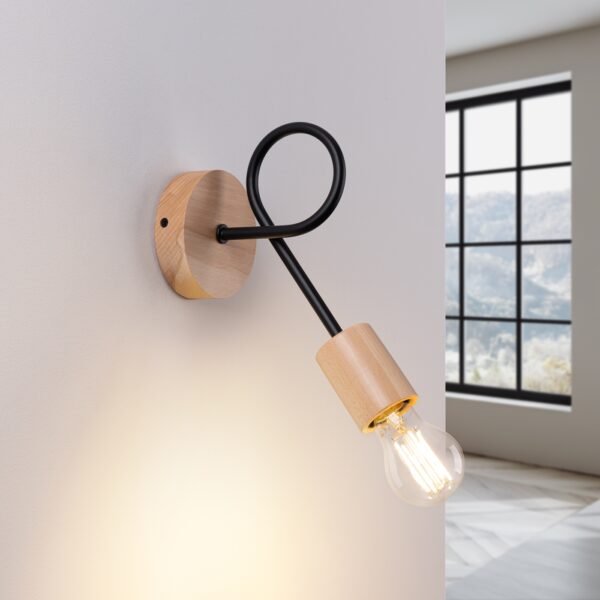 Wall Lamp Ember Schwarz - Image 3