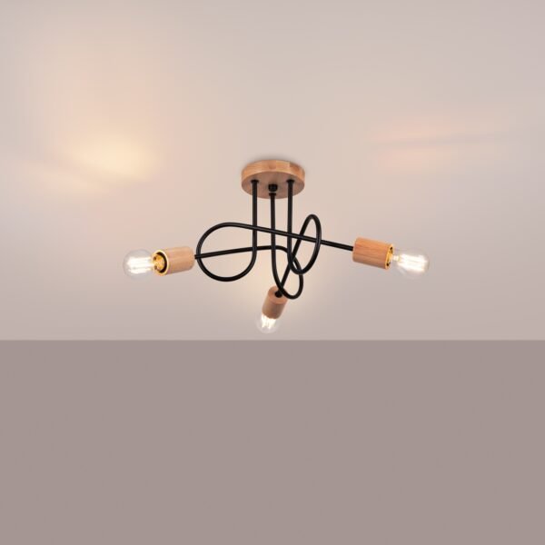 Chandelier Ember 3 Schwarz - Image 3