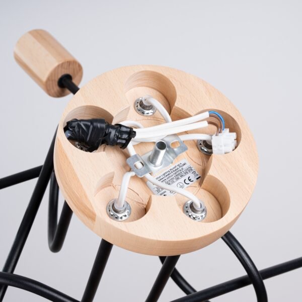 Chandelier Ember 5 Schwarz Chandelier Great Lighting UK Ltd