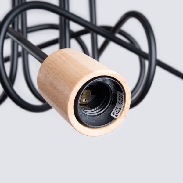 Chandelier Ember 5 Schwarz Chandelier Great Lighting UK Ltd