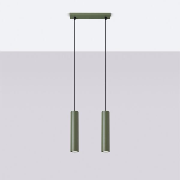 Pendant Lamp Lagos 2 Olive Green - Image 2