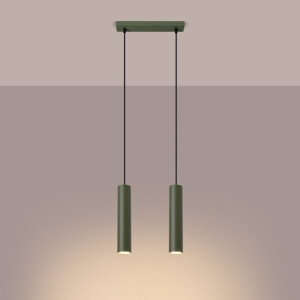 Pendant Lamp Lagos 2 Olive Green - Image 3