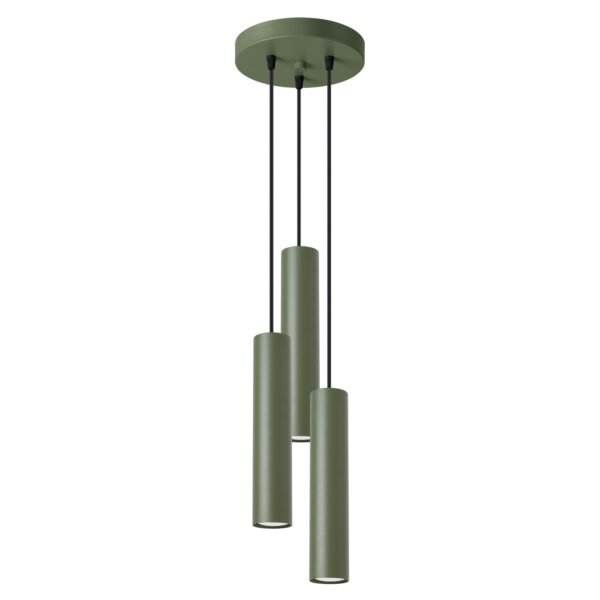 Pendant Lamp Lagos 3p Olive Green