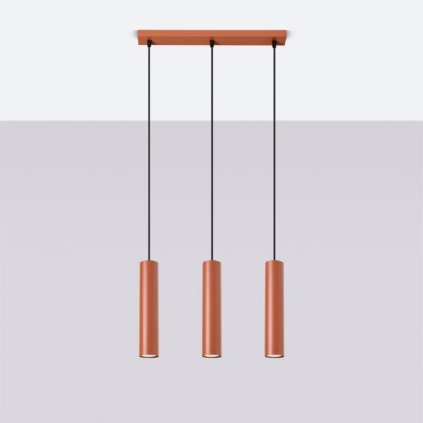 Pendant Lamp Lagos 3l Red Ochre - Image 2