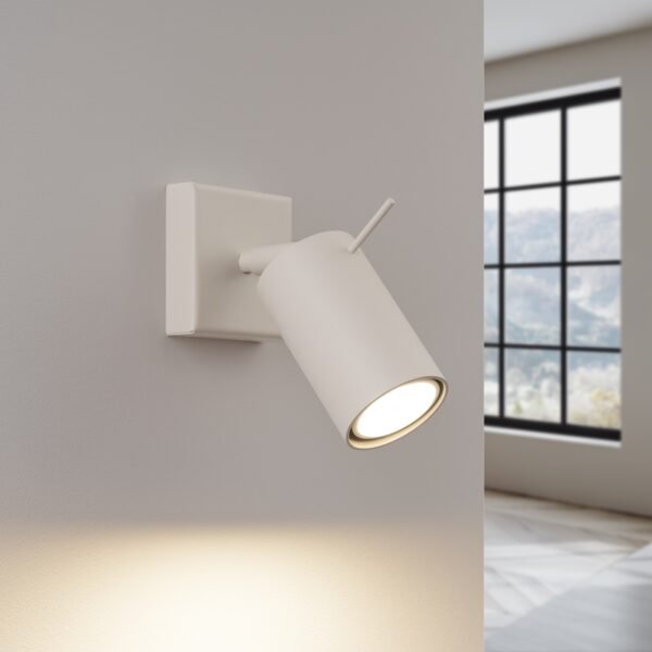Wall Lamp Ring Beige - Image 3