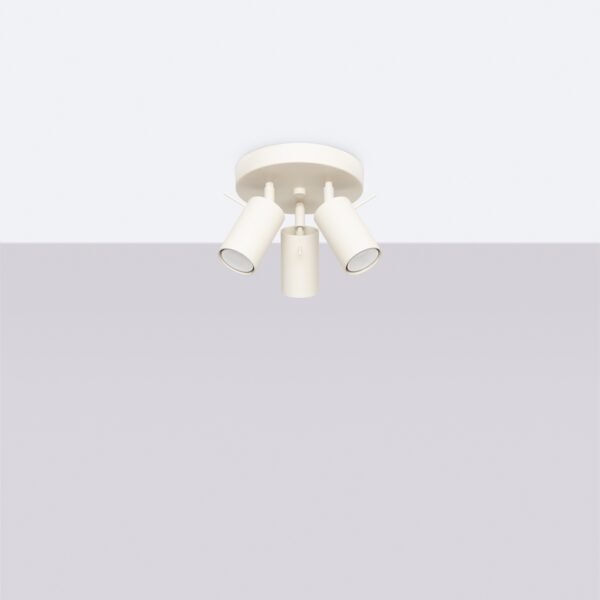 Ceiling Lamp Ring 3p Beige - Image 2