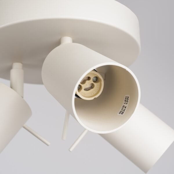 Ceiling Lamp Ring 3p Beige - Image 5