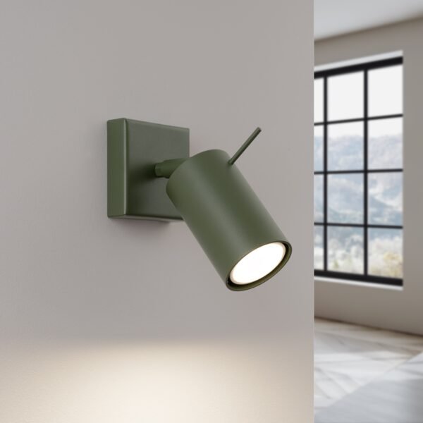 Wall Lamp Ring Olive Green - Image 3