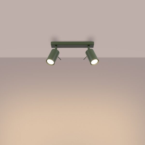 Ceiling Lamp Ring 2 Olive Green - Image 3