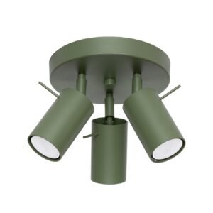 Ceiling Lamp Ring 3p Olive Green