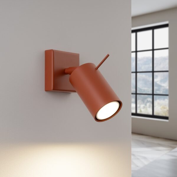 Wall Lamp Ring Red Ochra - Image 3