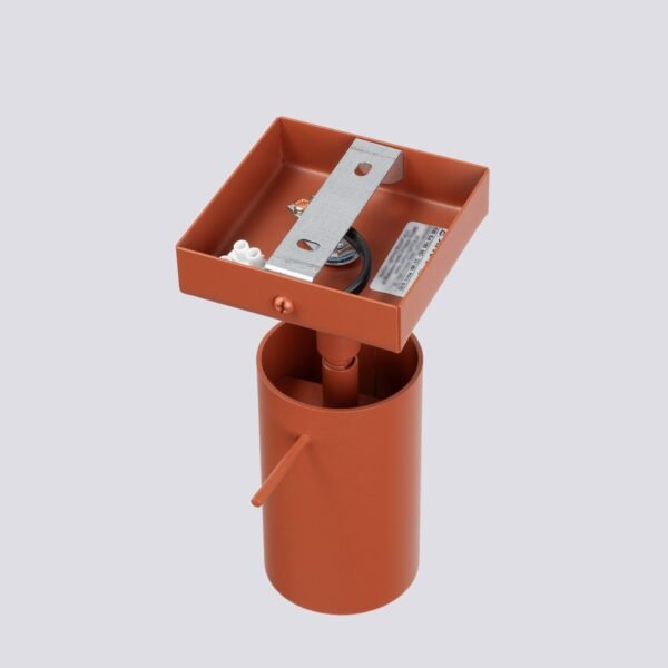 Wall Lamp Ring Red Ochra - Image 6