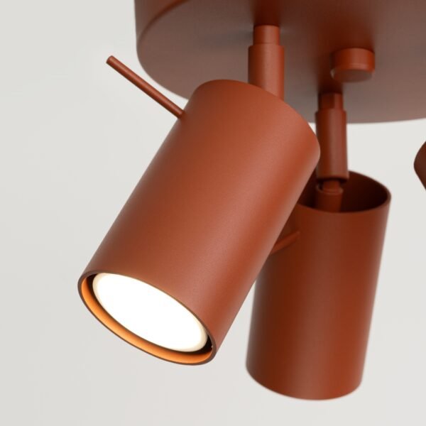 Ceiling Lamp Ring 3p Red Ochra - Image 6