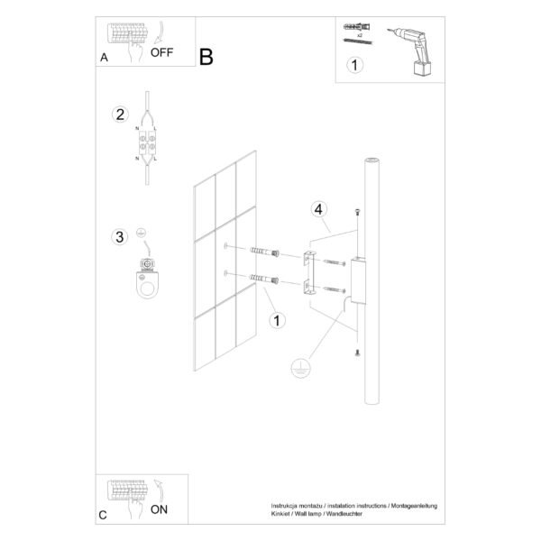 Wall Lamp Pastelo 2 Beige - Image 5