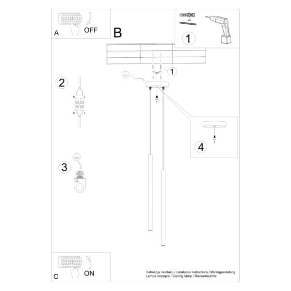 Pendant Lamp Pastelo 2 Olive Green - Image 6