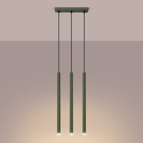 Pendant Lamp Pastelo 3 Olive Green - Image 3