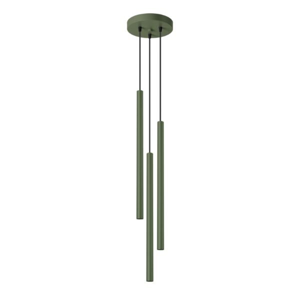 Pendant Lamp Pastelo 3p Olive Green