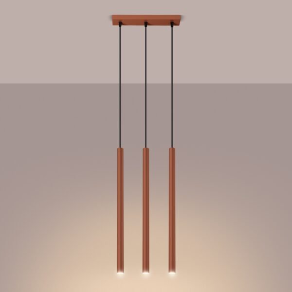 Pendant Lamp Pastelo 3 Red Ochre - Image 3