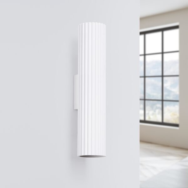 Wall Lamp Karbon 30 White Modern Indoor Wall Lights Great Lighting UK Ltd