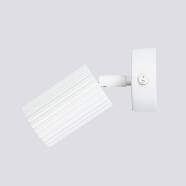 Wall Lamp Karbon White With a Switch - Image 6