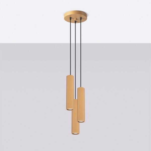 Pendant Lamp Karbon 3p Gold - Image 2