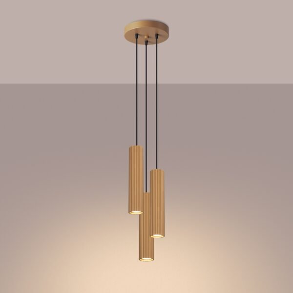 Pendant Lamp Karbon 3p Gold - Image 3